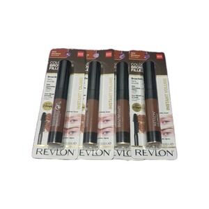 Revlon ColorStay Brow Filler Gel Volumizing Fibers 2 In 1 Brush Four Pack